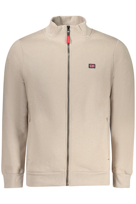 Norway 1963 Mens Beige Zip-Up Sweatshirt