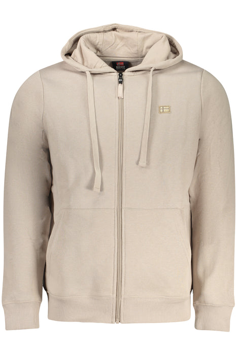 Norway 1963 Mens Beige Zip-Up Sweatshirt