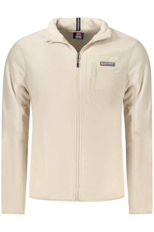 Norway 1963 Mens Beige Zip-Up Sweatshirt