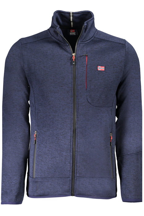 Norway 1963 Mens Blue Zip-Up Sweatshirt