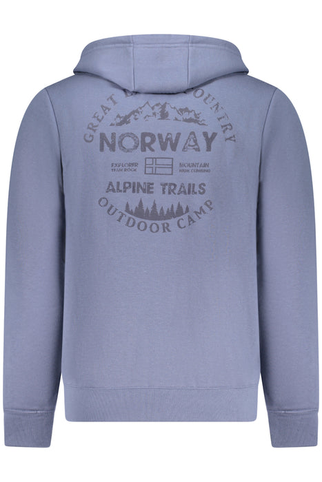 Norway 1963 Mens Blue Zip-Up Sweatshirt