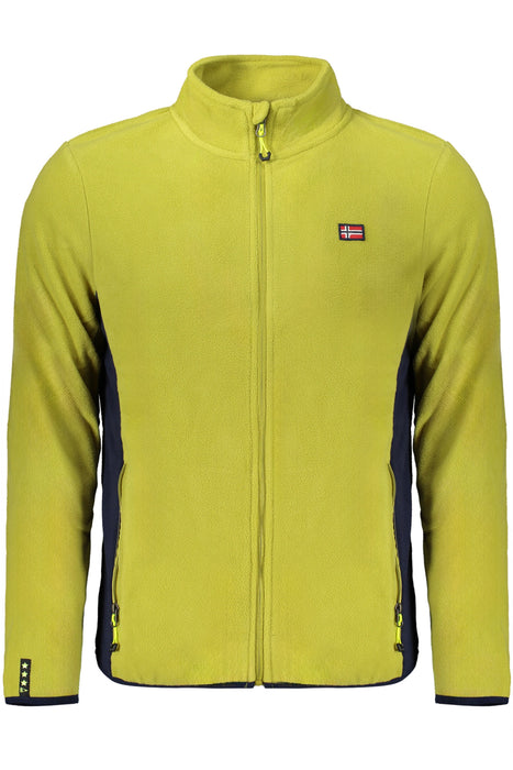 Norway 1963 Mens Yellow Zip-Up Sweatshirt