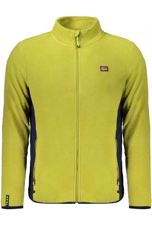 Norway 1963 Mens Yellow Zip-Up Sweatshirt