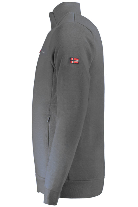 Norway 1963 Mens Zip-Up Sweatshirt Grey