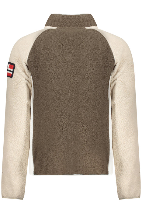 Norway 1963 Mens Brown Zip-Up Sweatshirt