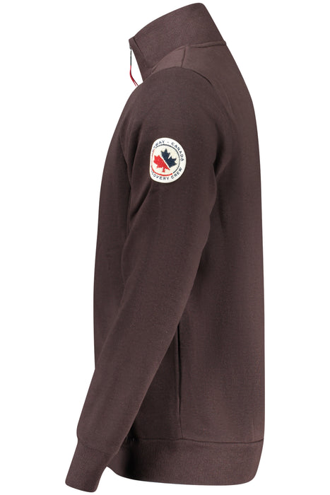 Norway 1963 Mens Brown Zip-Up Sweatshirt