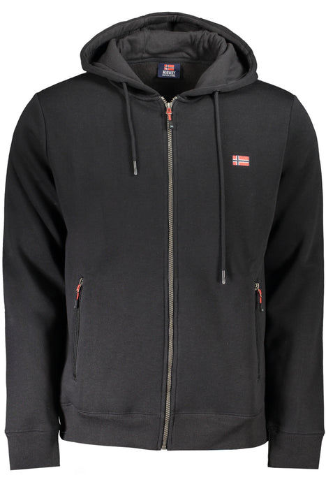 Norway 1963 Mens Black Zip-Up Sweatshirt