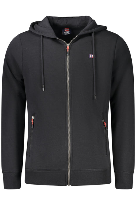 Norway 1963 Mens Black Zip-Up Sweatshirt