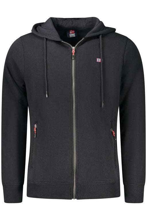 Norway 1963 Mens Black Zip-Up Sweatshirt
