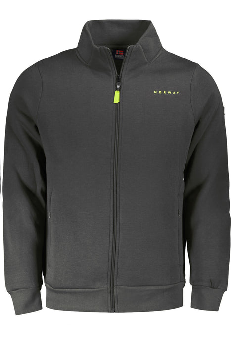 Norway 1963 Mens Black Zip-Up Sweatshirt