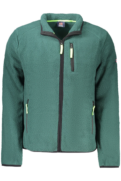 Norway 1963 Mens Green Zip-Up Sweatshirt