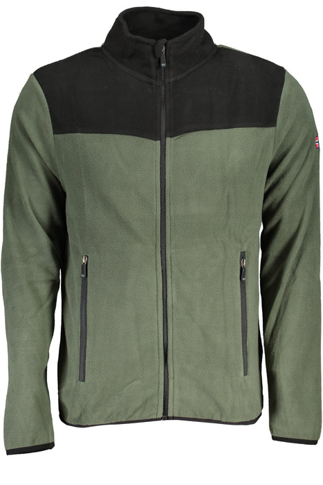 Norway 1963 Mens Green Zip Sweatshirt