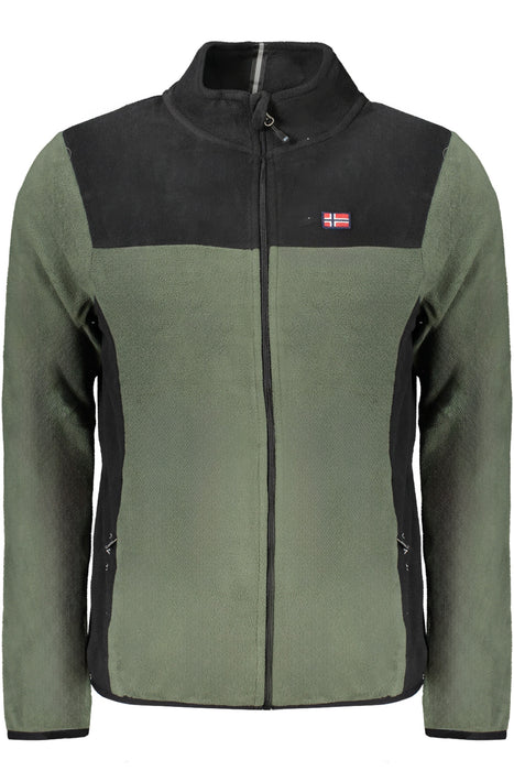 Norway 1963 Mens Zip-Up Sweatshirt Green