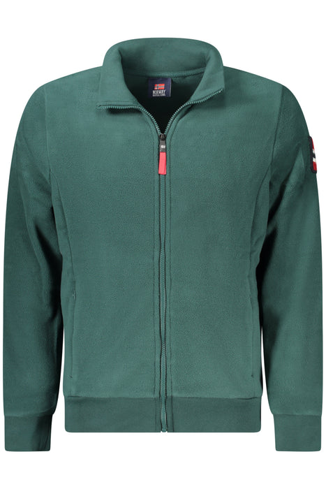 Norway 1963 Mens Green Zip-Up Sweatshirt