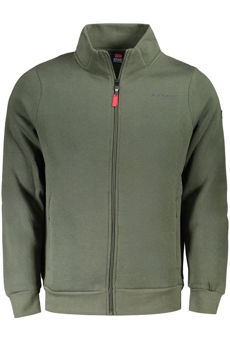 Norway 1963 Mens Zip-Up Sweatshirt Green