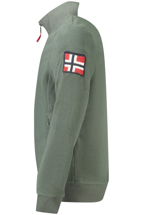 Norway 1963 Mens Green Zip-Up Sweatshirt