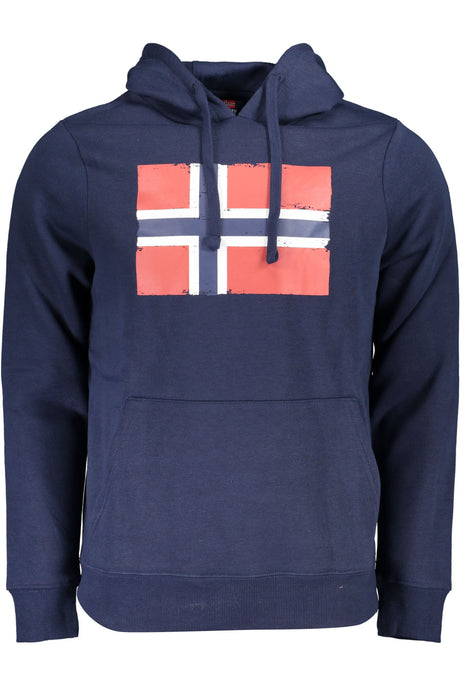 Norway 1963 Mens Blue Zipless Sweatshirt