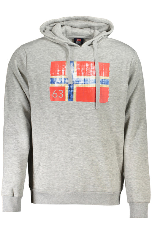 Norway 1963 Mens Zip-Up Sweatshirt Grey