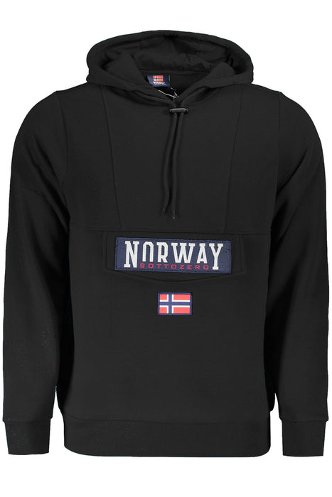 Norway 1963 Black Mens Zip-Up Sweatshirt