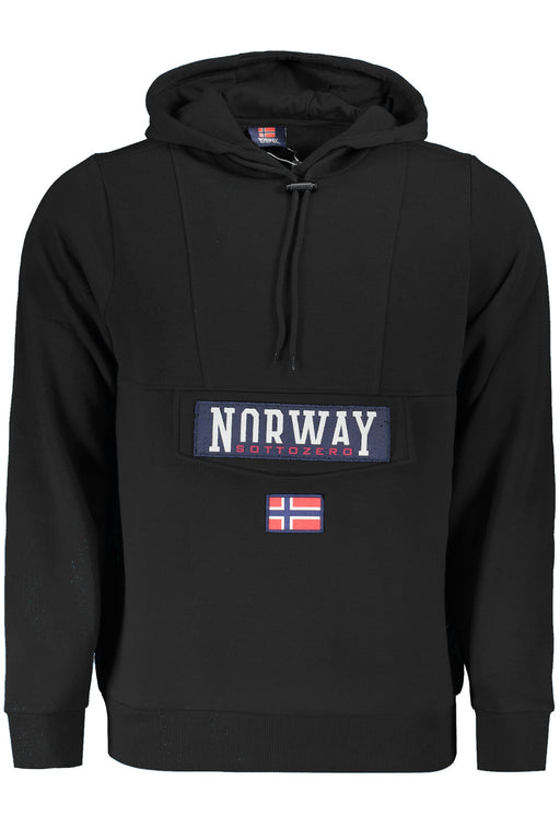 Norway 1963 Black Mens Zip-Up Sweatshirt