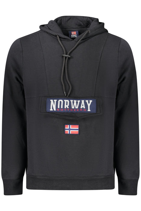 Norway 1963 Mens Black Zip-Up Sweatshirt