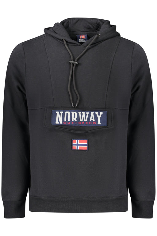 Norway 1963 Mens Black Zip-Up Sweatshirt