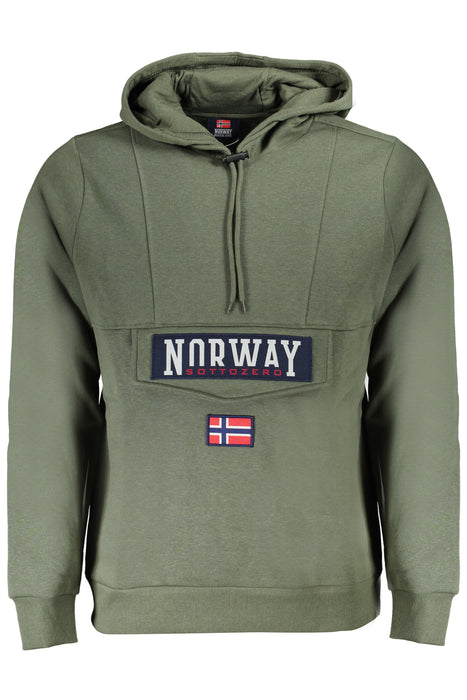 Norway 1963 Mens Zip-Up Sweatshirt Green