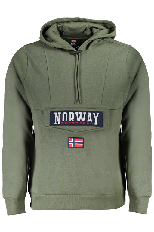 Norway 1963 Mens Zip-Up Sweatshirt Green