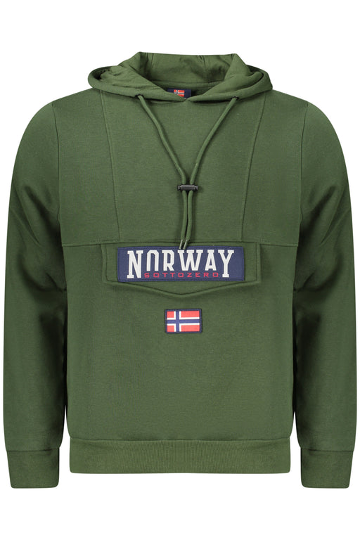 Norway 1963 Mens Zip-Up Sweatshirt, Green