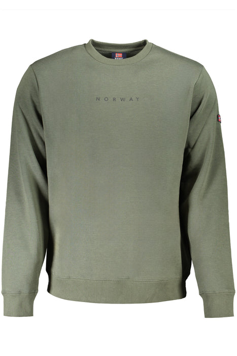 Norway 1963 Mens Zip-Up Sweatshirt Green