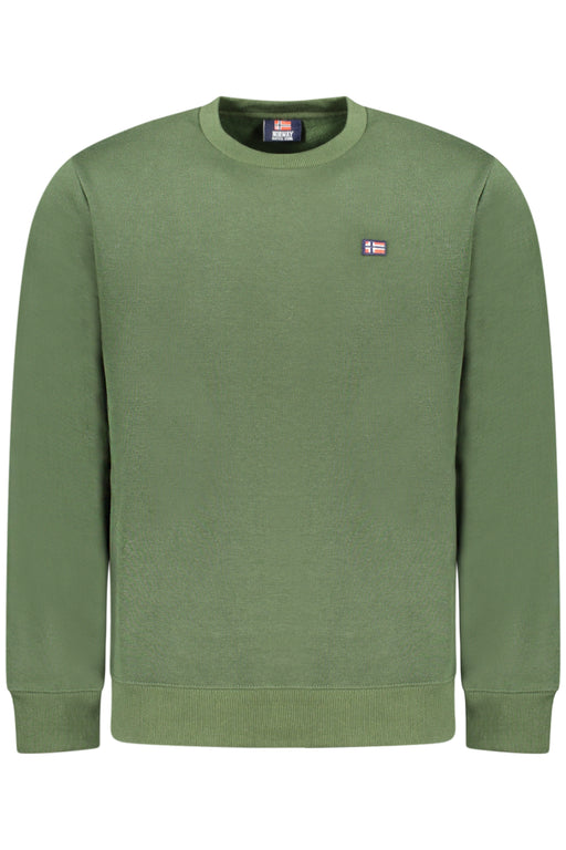 Norway 1963 Mens Zip-Up Sweatshirt, Green