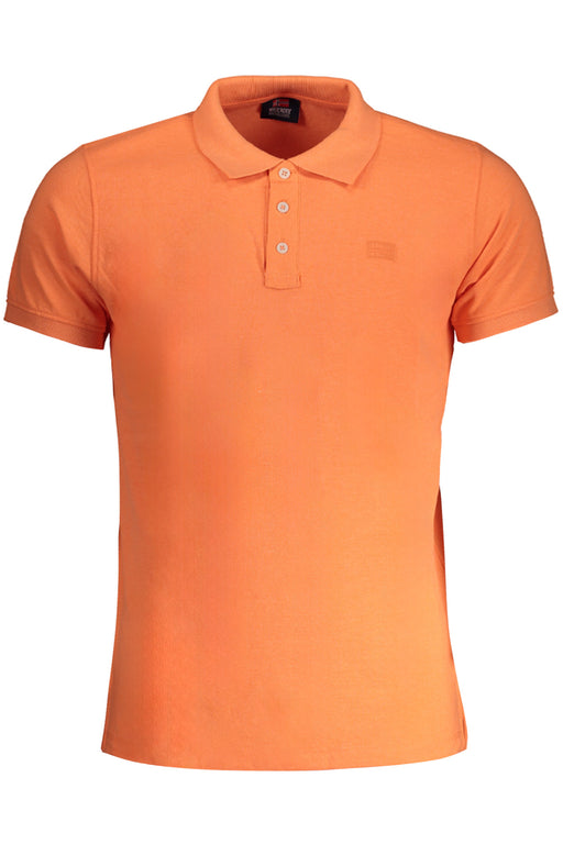 Norway 1963 Mens Orange Short Sleeve Polo Shirt