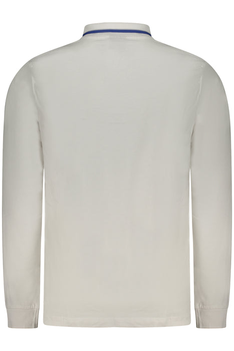 Norway 1963 Mens Long-Sleeved Polo Shirt White