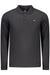 Norway 1963 Mens Long-Sleeved Polo Shirt, Black