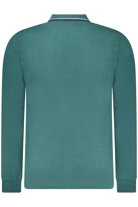 Norway 1963 Mens Long-Sleeved Polo Shirt, Green