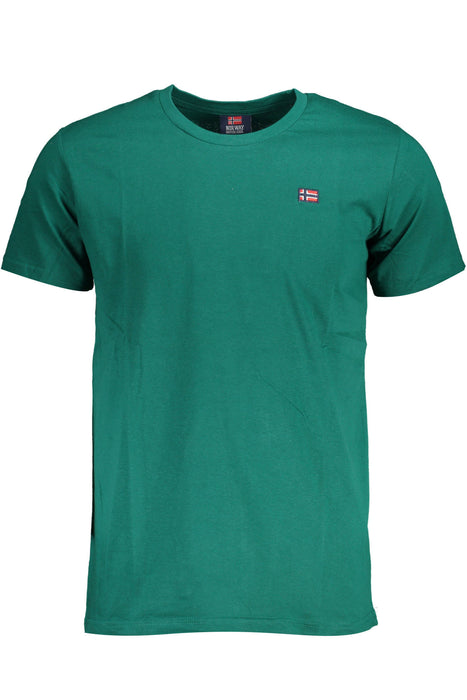 Norway 1963 Mens Short Sleeved T-Shirt Green