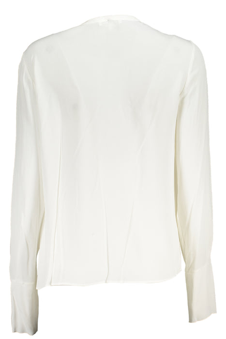 Patrizia Pepe Womens Long Sleeve Shirt White