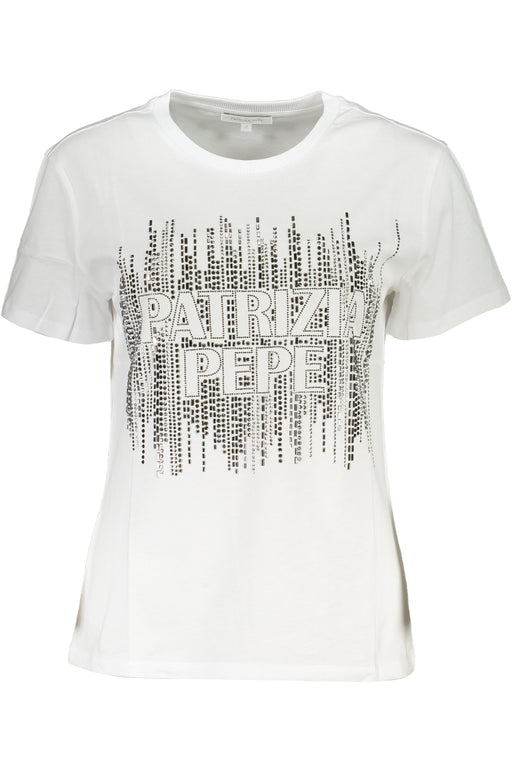Patrizia Pepe Womens Short Sleeve T-Shirt White