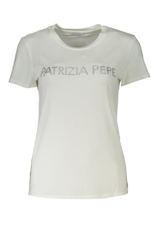 Patrizia Pepe Womens Short Sleeve T-Shirt White