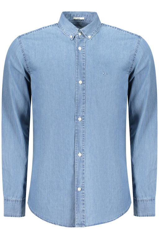 Pepe Jeans Mens Long-Sleeved Shirt, Blue
