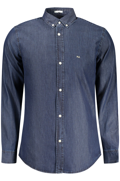 Pepe Jeans Mens Long-Sleeved Shirt, Blue