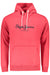 Pepe Jeans Mens Red Zip-Up Sweatshirt