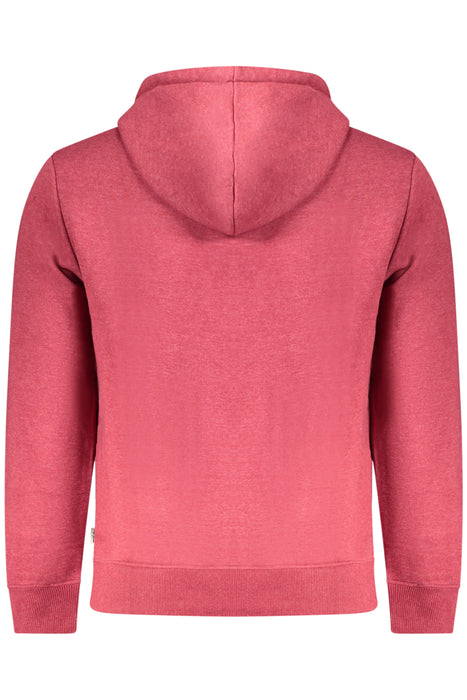 Pepe Jeans Mens Red Zip-Up Sweatshirt