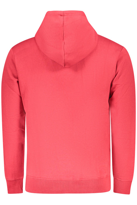 Pepe Jeans Mens Red Zip-Up Sweatshirt