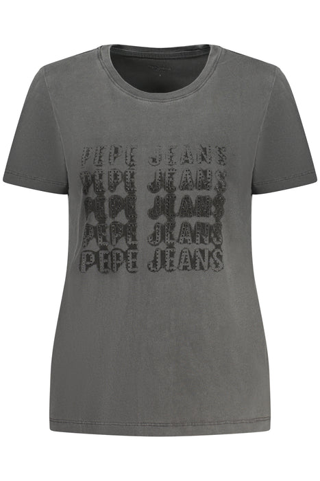 Pepe Jeans Womens Short-Sleeve T-Shirt Black