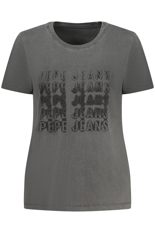 Pepe Jeans Womens Short-Sleeve T-Shirt Black