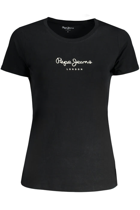 Pepe Jeans Womens Short Sleeve T-Shirt Black
