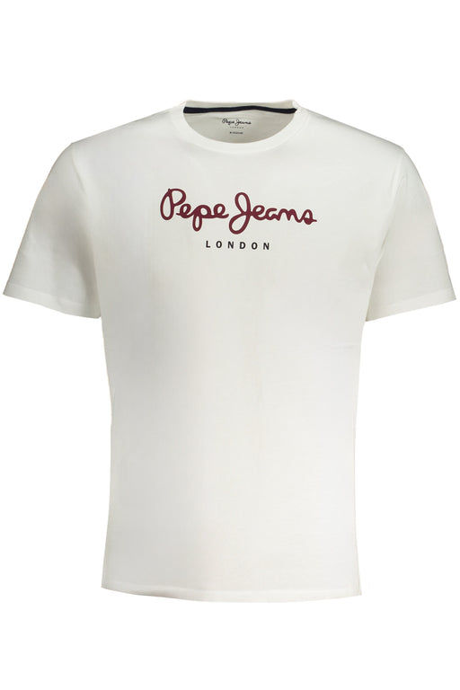 Pepe Jeans Mens Short Sleeved T-Shirt White