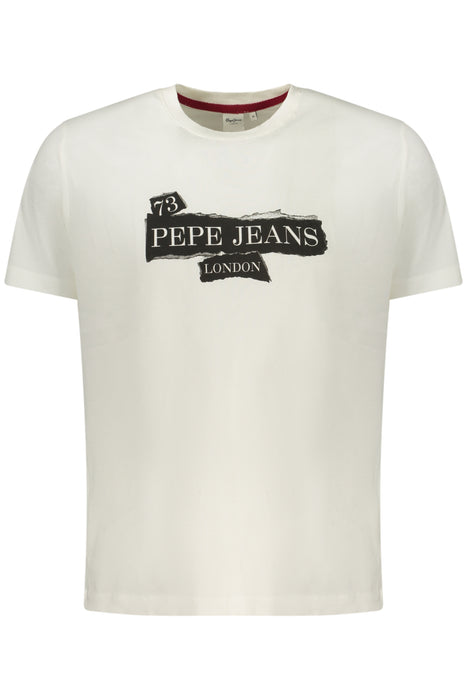 Pepe Jeans Mens Short-Sleeved T-Shirt White