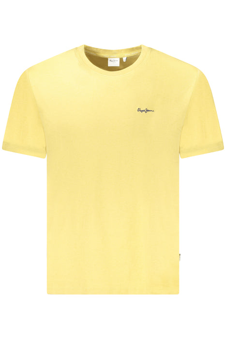 Pepe Jeans Mens Short-Sleeved T-Shirt Yellow